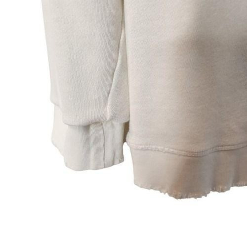 RtA Sweatshirt Womens Small White One‎ Shoulder Distressed Raw Hem Pullover - Picture 5 of 13
